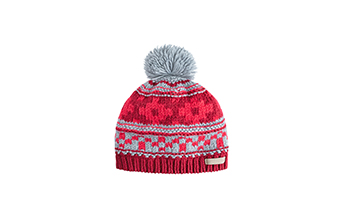 Knit,Beanie,Cap,With,Pompom,Isolated,On,White.,Winter,Clothes